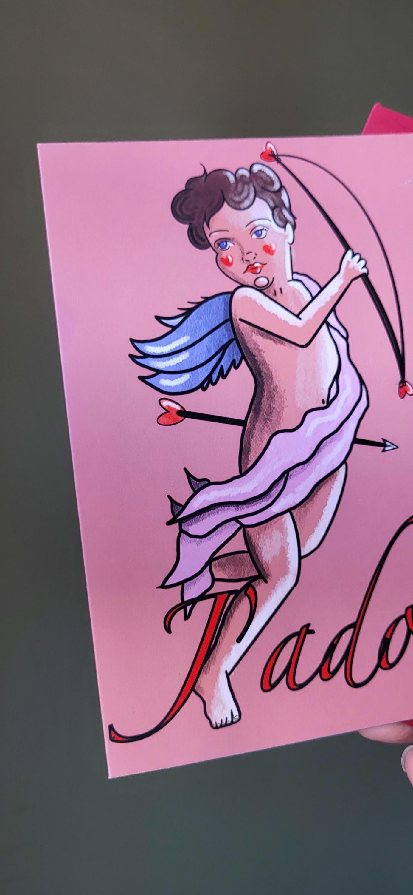 Cupid J'adore Valentines/Greeting/ Anniversary Card