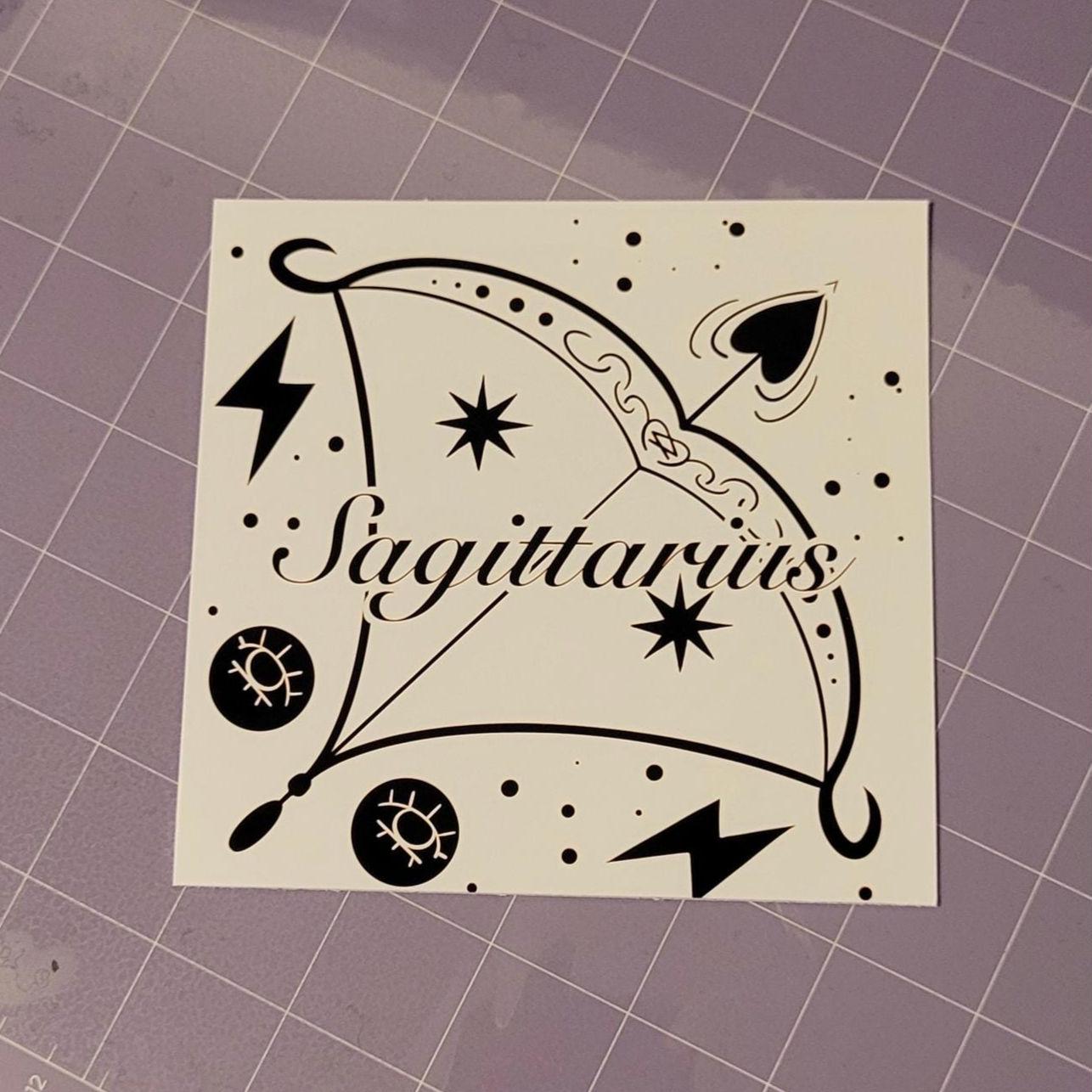 Sagittarius Zodiac Sign Card