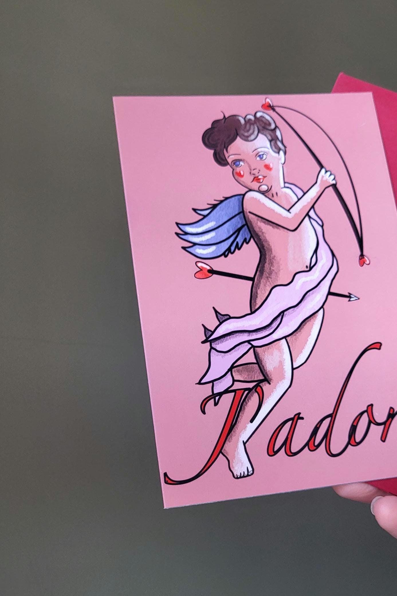 Cupid J'adore Valentines/Greeting/ Anniversary Card