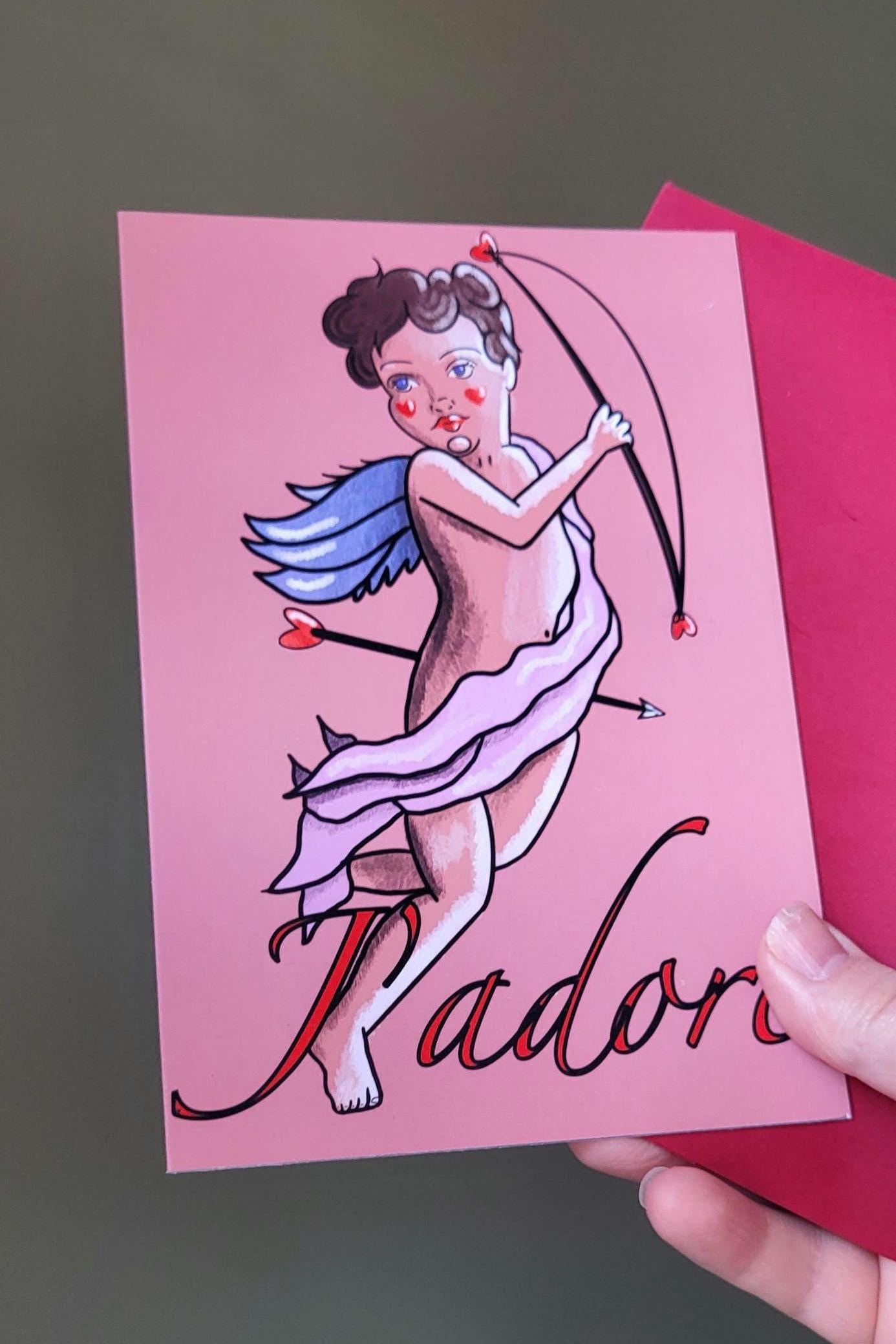 Cupid J'adore Valentines/Greeting/ Anniversary Card