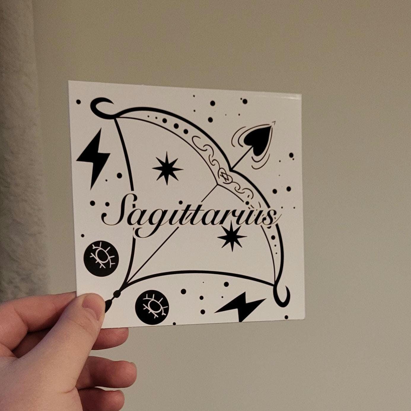 Sagittarius Zodiac Sign Card