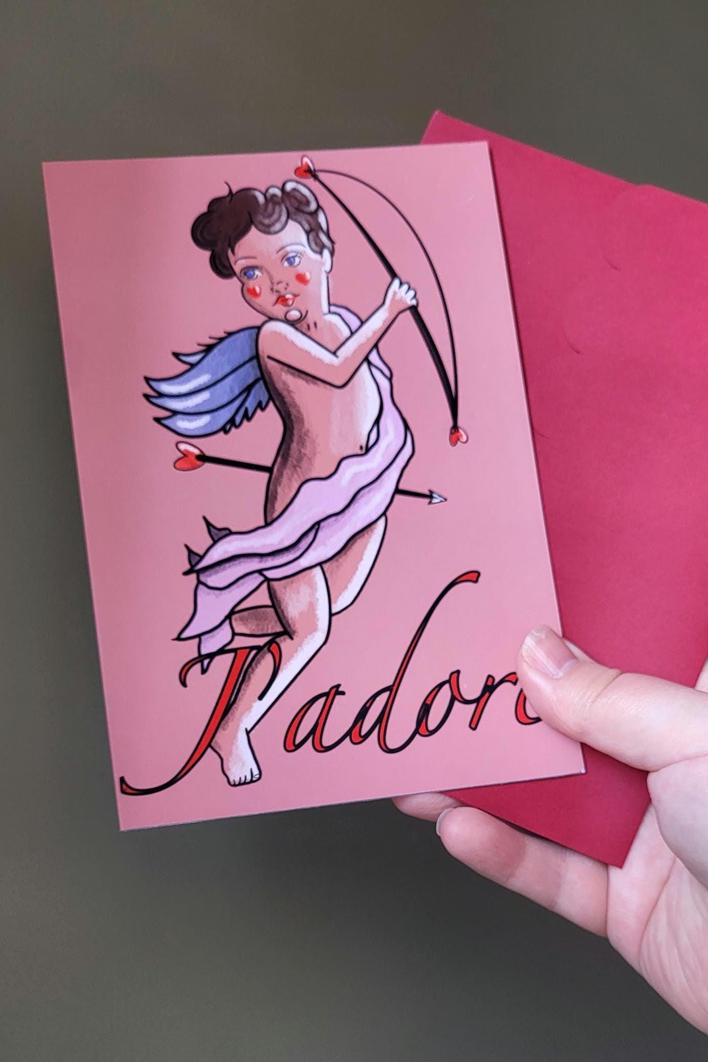 Cupid J'adore Valentines/Greeting/ Anniversary Card