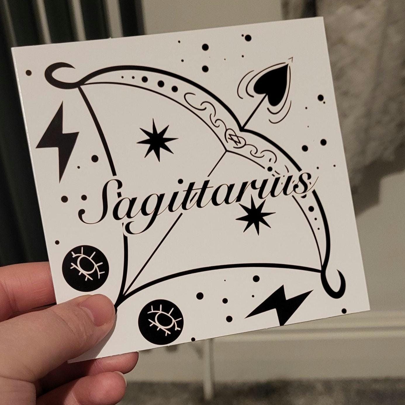 Sagittarius Zodiac Sign Card