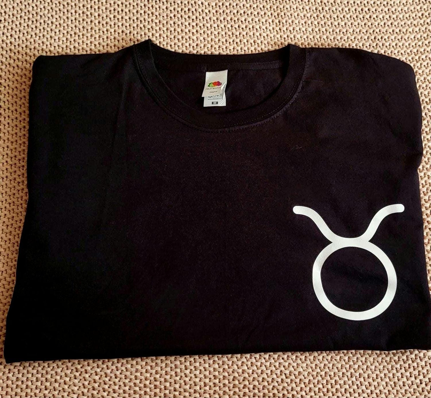 Taurus Design Unisex Cotton T-shirt - available in different sizes and colours