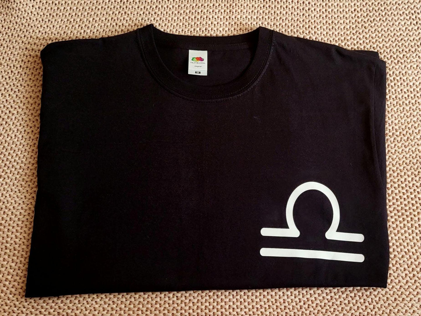 Libra Design Unisex Cotton T-shirt - available in different sizes and colours