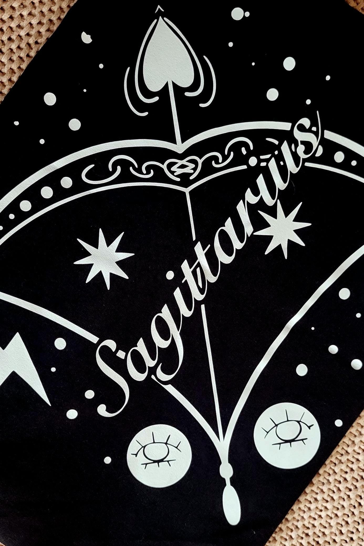 Sagittarius Design Unisex Cotton T-shirt - available in different sizes and colours