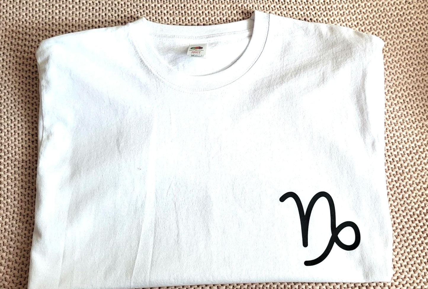 Capricorn Design Unisex Cotton T-shirt - available in different sizes and colours