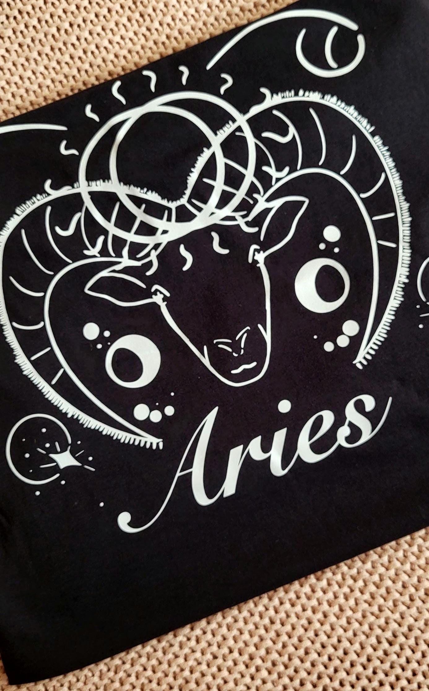 Aries Design Unisex Cotton T-shirt - available in different sizes and colours