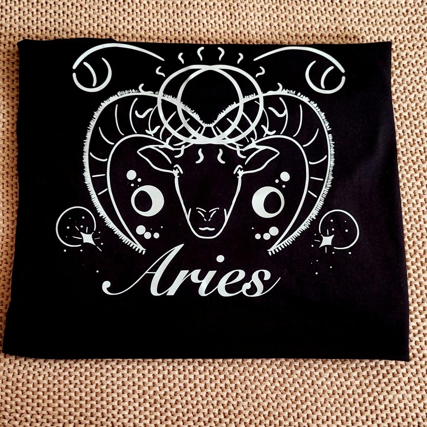 Aries Design Unisex Cotton T-shirt - available in different sizes and colours