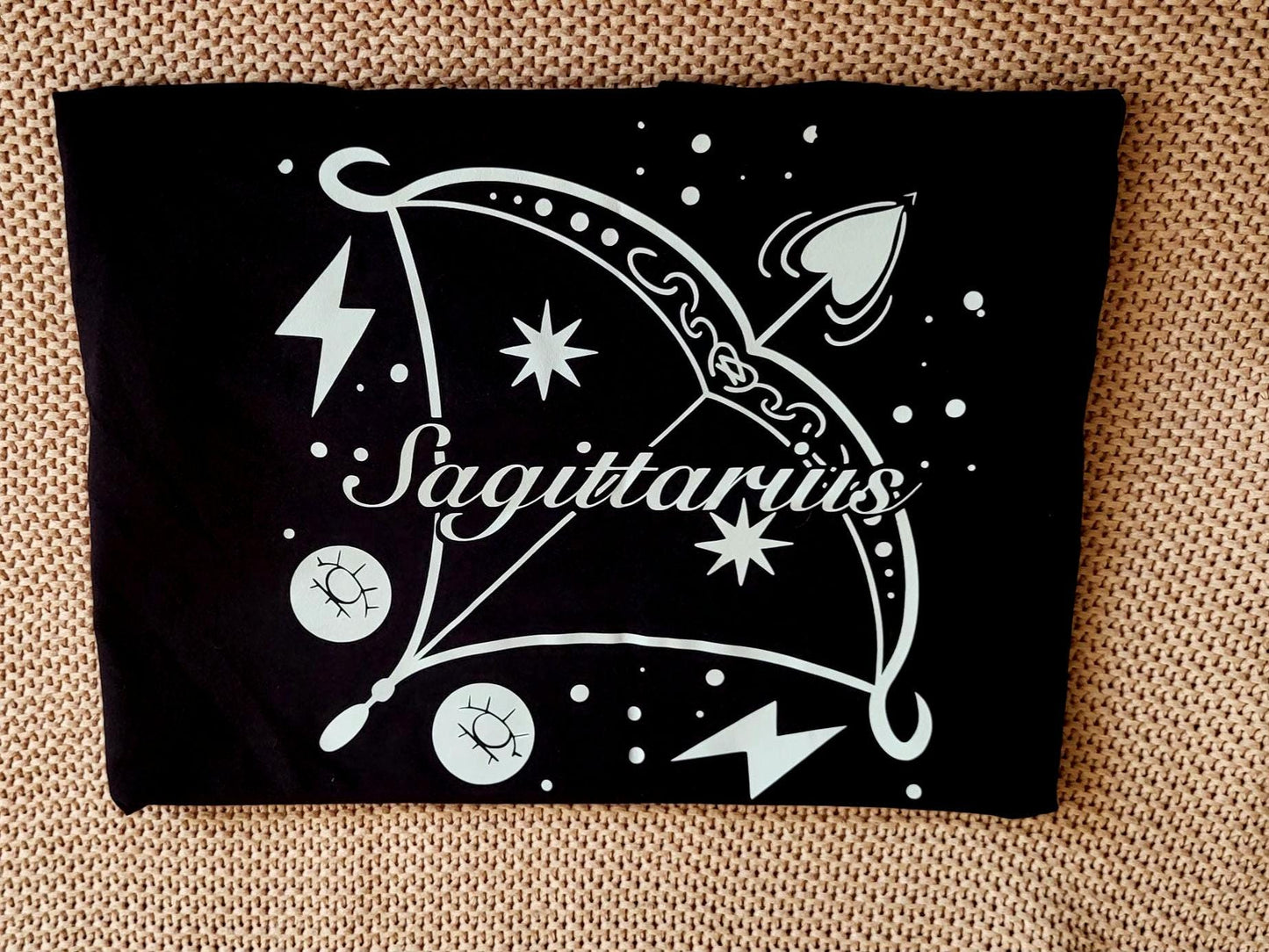 Sagittarius Design Unisex Cotton T-shirt - available in different sizes and colours