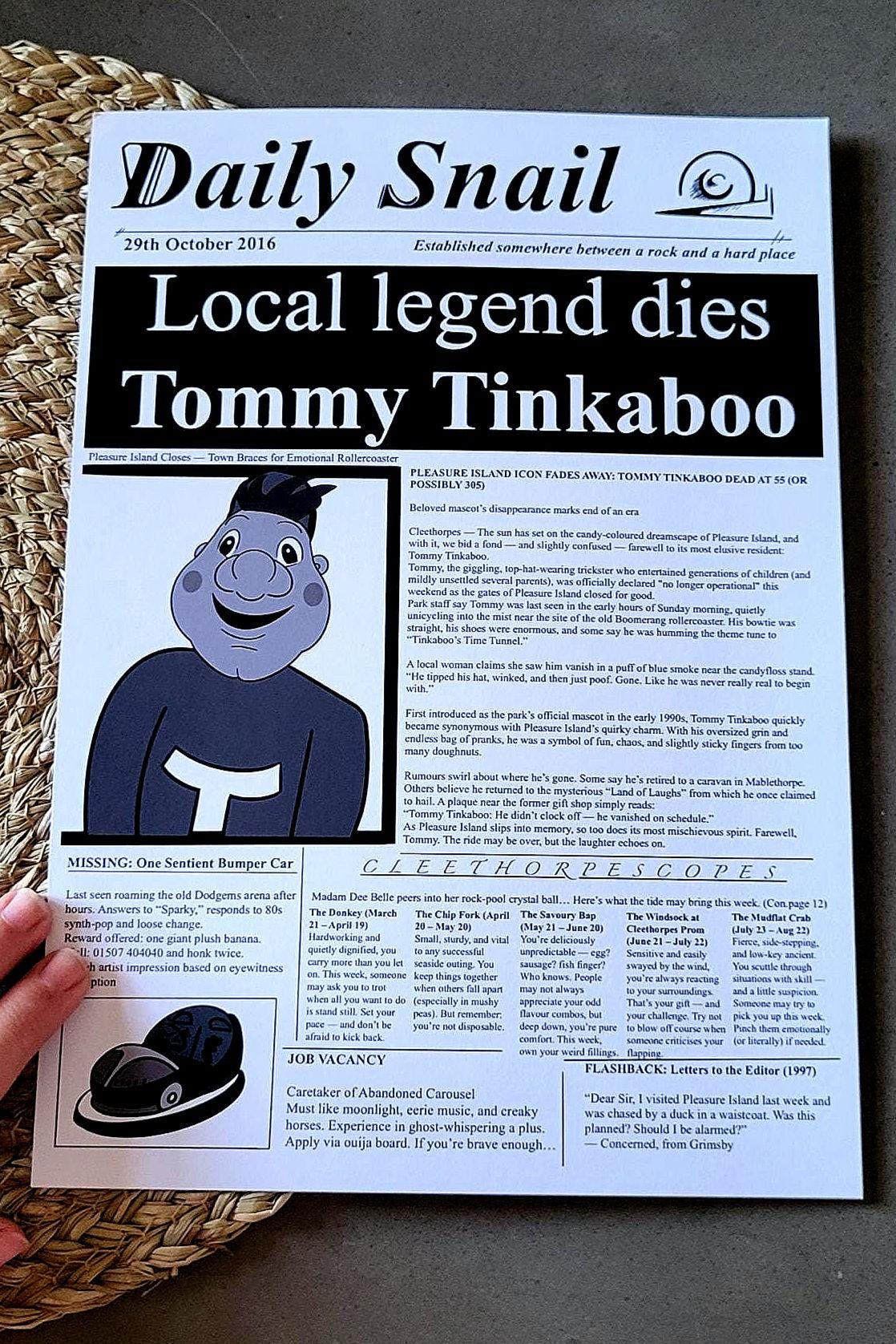 Pleasure Island, Cleethorpes Print - Tommy Tinkaboo