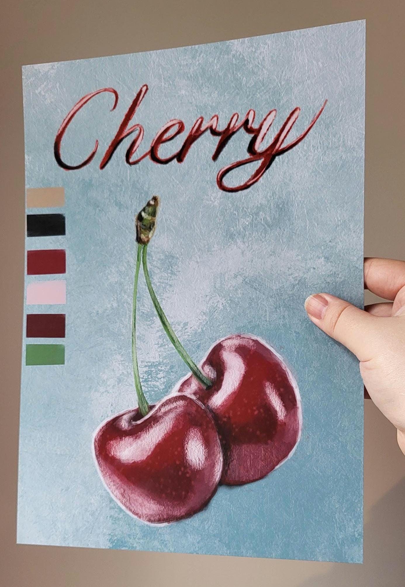 Double Cherries “Cherry” Print - available in different sizes
