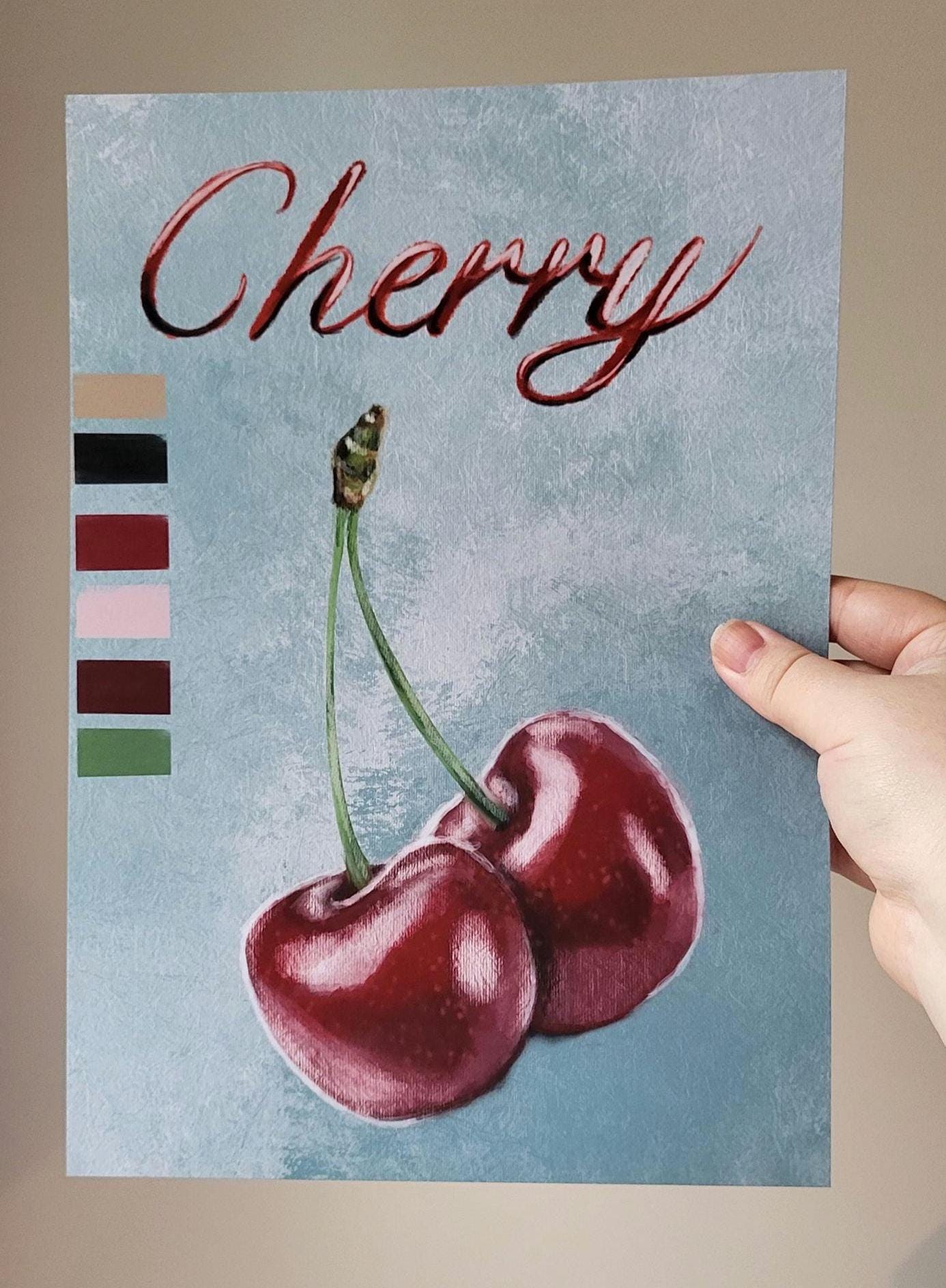 Double Cherries “Cherry” Print - available in different sizes