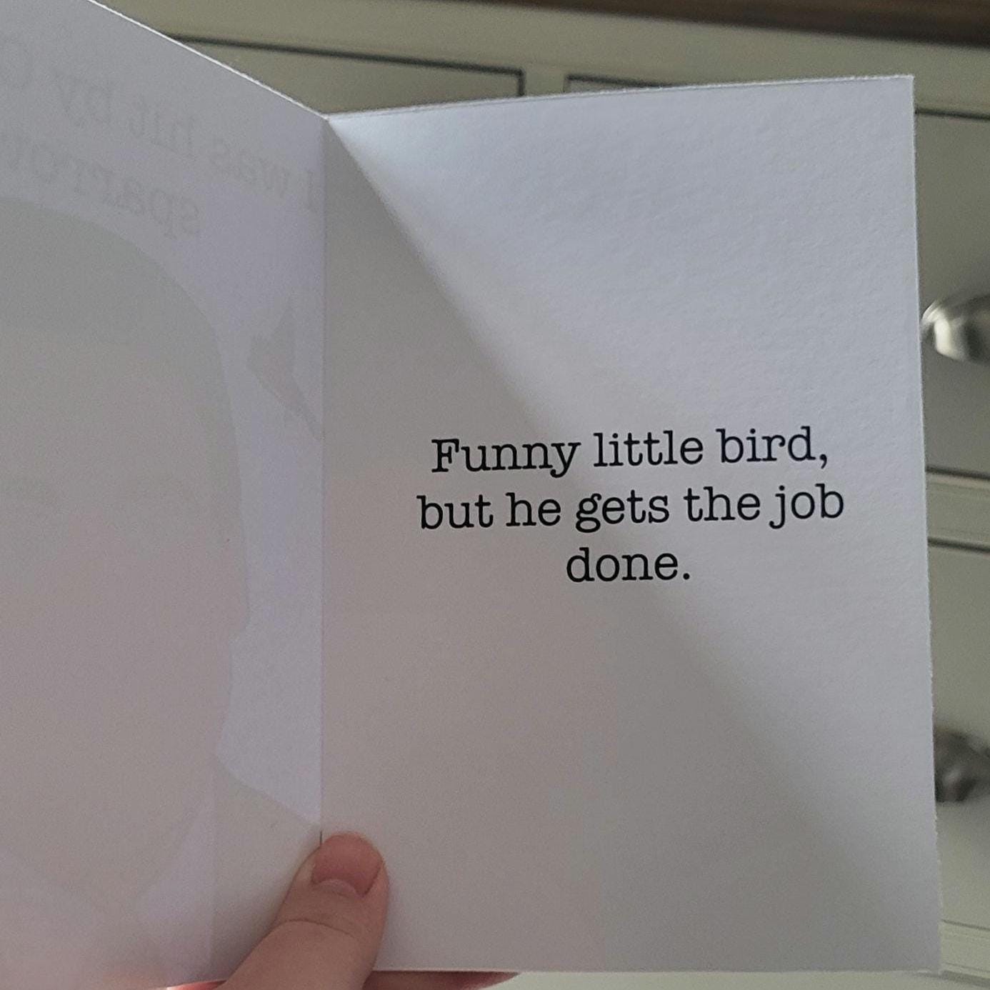 Michael Scott "Cupids Sparrow" anniversary/valentines card