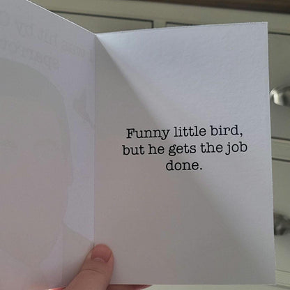 Michael Scott "Cupids Sparrow" anniversary/valentines card