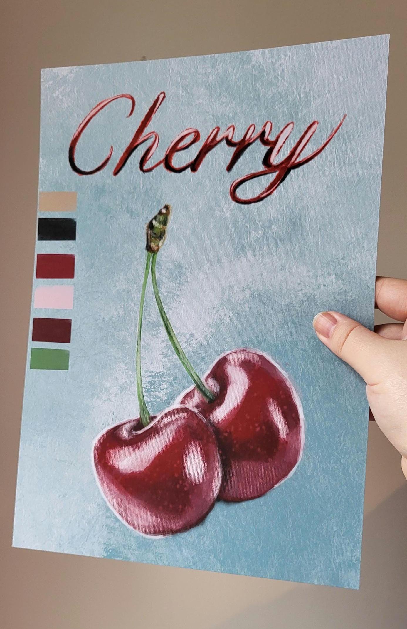 Double Cherries “Cherry” Print - available in different sizes