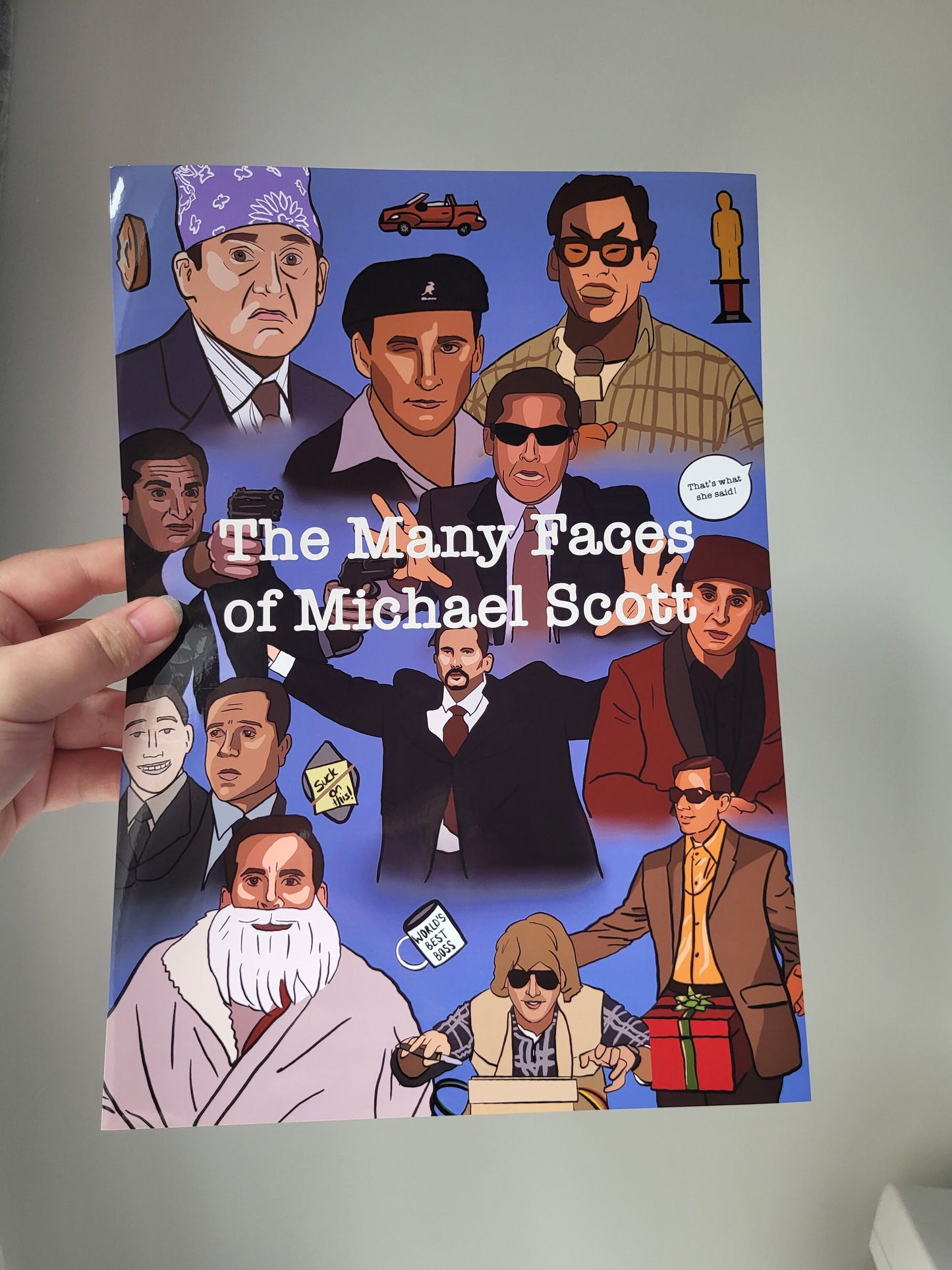 The Many Faces Of Michael Scott Poster - The Office US