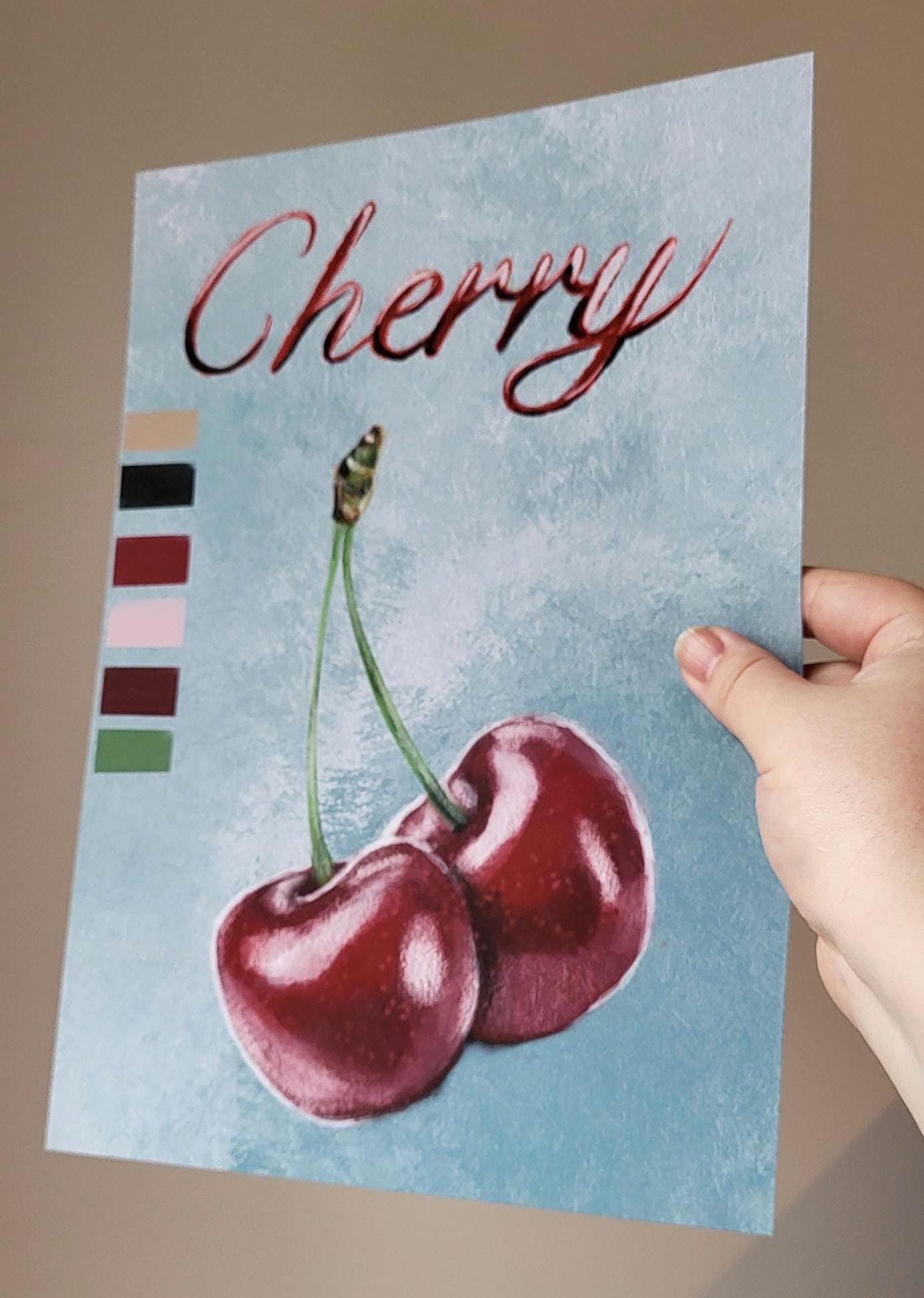 Double Cherries “Cherry” Print - available in different sizes
