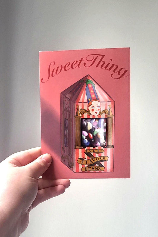 Harry Potter Bertie Bott's Every Flavour Sweets "Sweet thing" Card