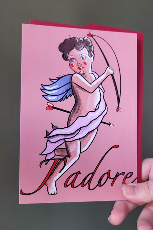 Cupid J'adore Valentines/Greeting/ Anniversary Card