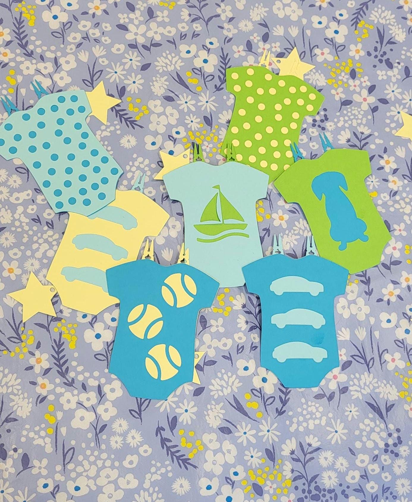 Baby Shower Bunting - Babysuits/baby grows