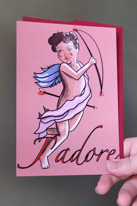 Cupid J'adore Valentines/Greeting/ Anniversary Card