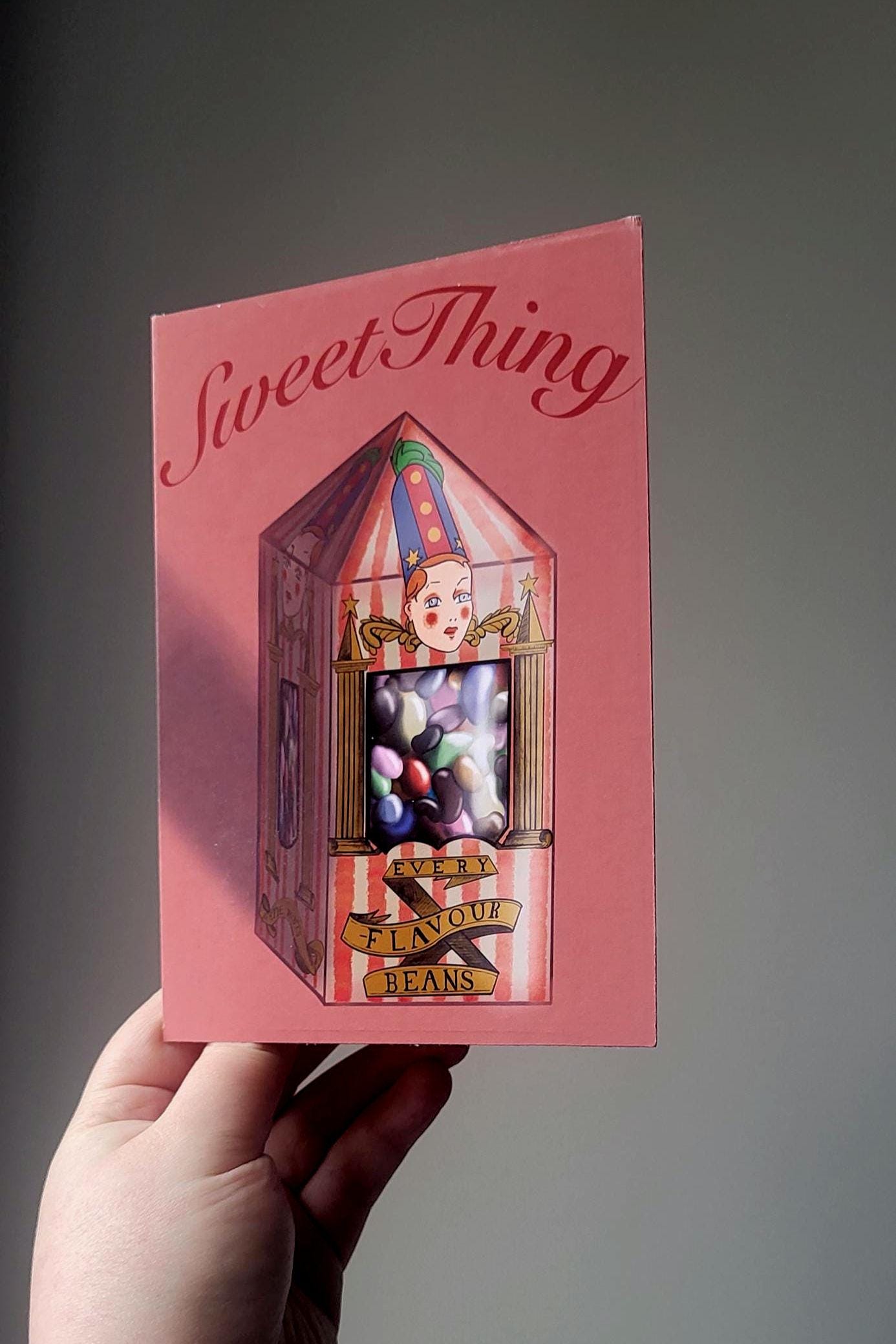 Harry Potter Bertie Bott's Every Flavour Sweets "Sweet thing" Card