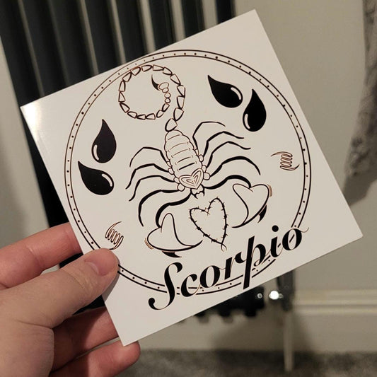 Scorpio Zodiac Sign Card