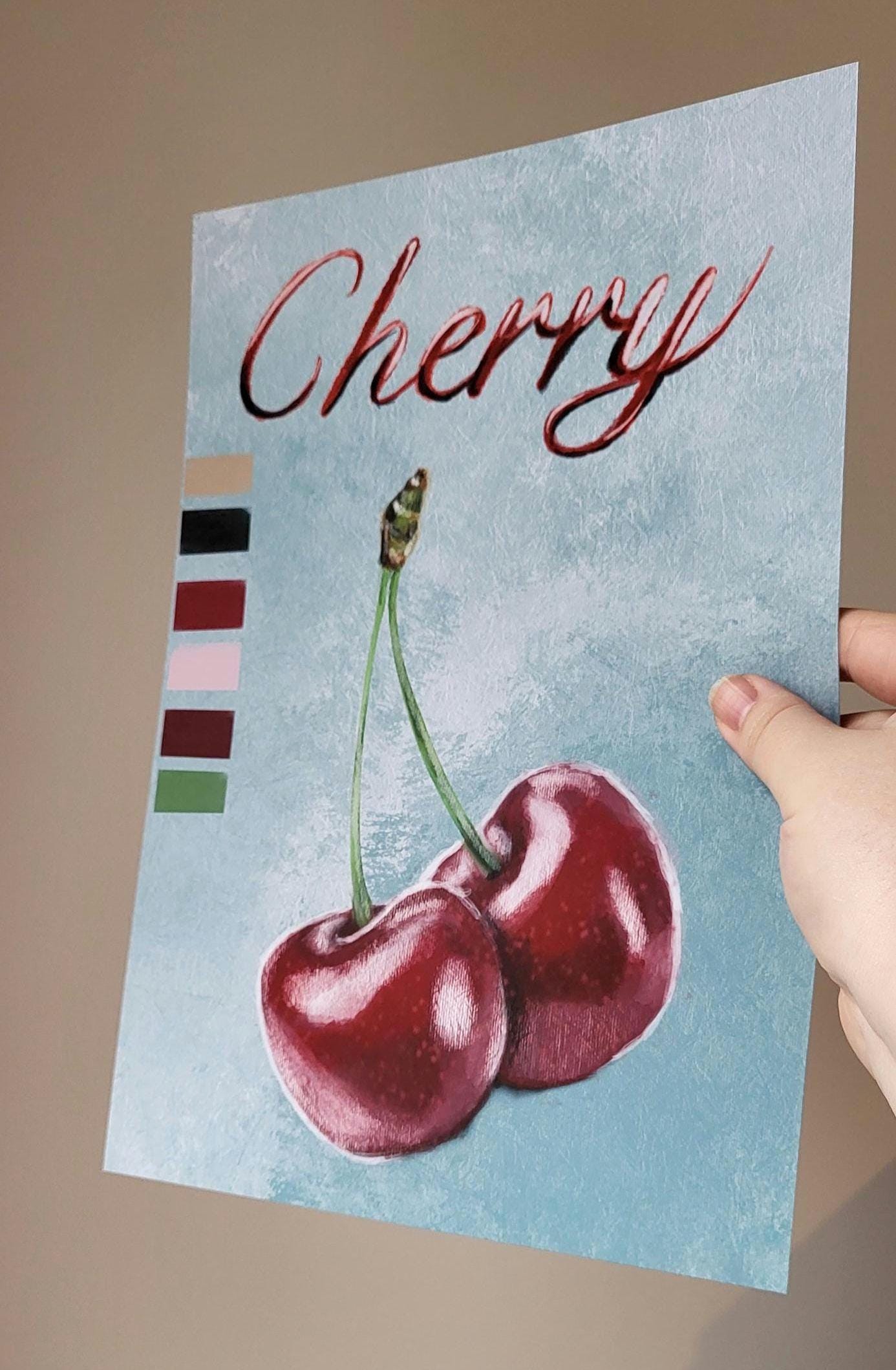 Double Cherries “Cherry” Print - available in different sizes