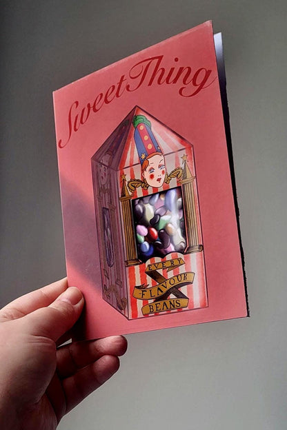 Harry Potter Bertie Bott's Every Flavour Sweets "Sweet thing" Card
