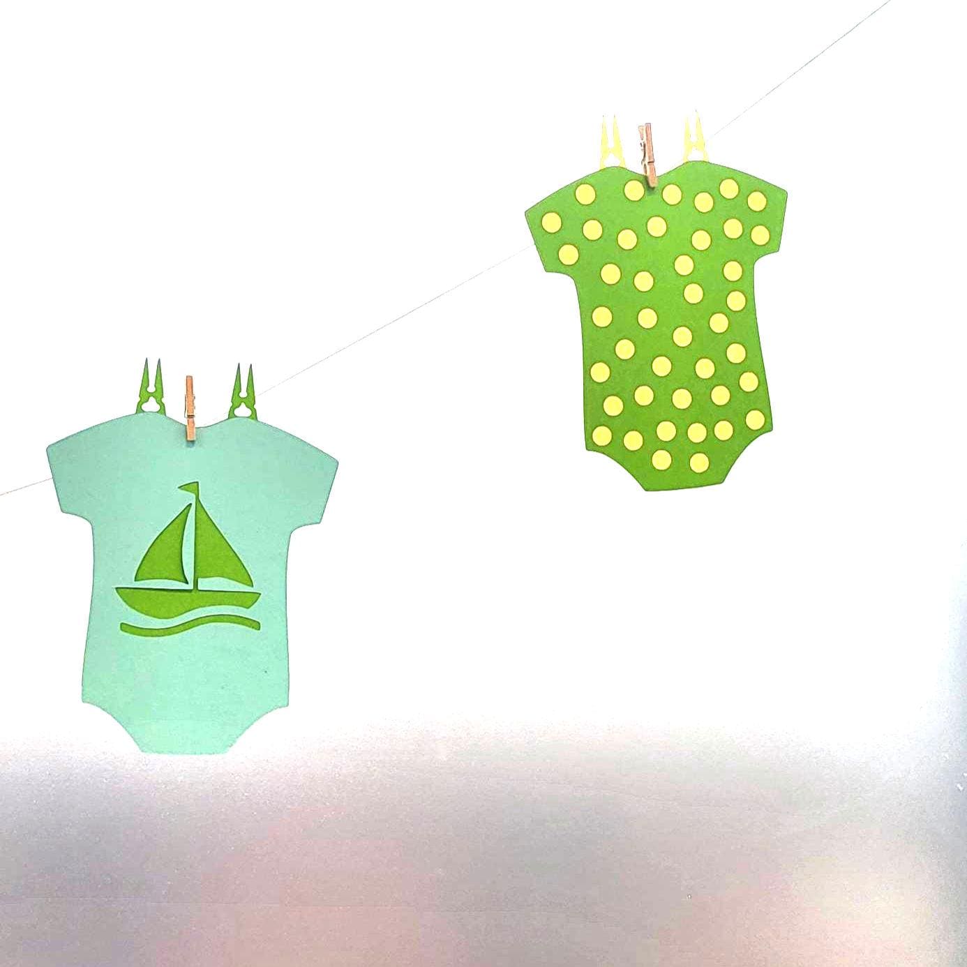 Baby Shower Bunting - Babysuits/baby grows