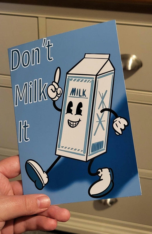 Get Well Soon "Don't Milk It" Card