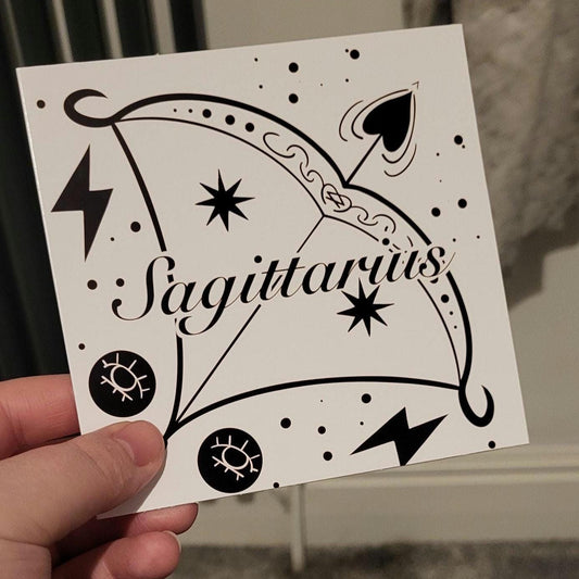 Sagittarius Zodiac Sign Card