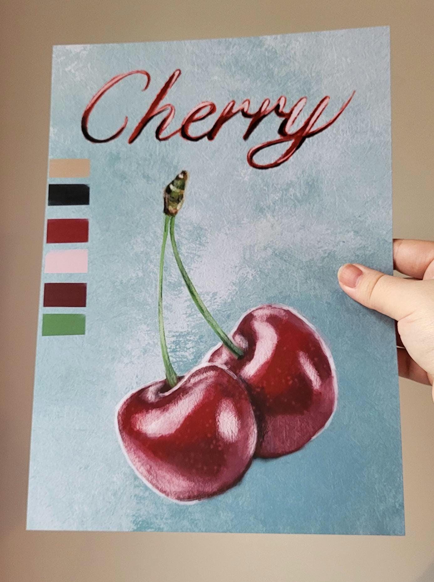 Double Cherries “Cherry” Print - available in different sizes