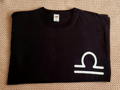 Libra Design Unisex Cotton T-shirt - available in different sizes and colours