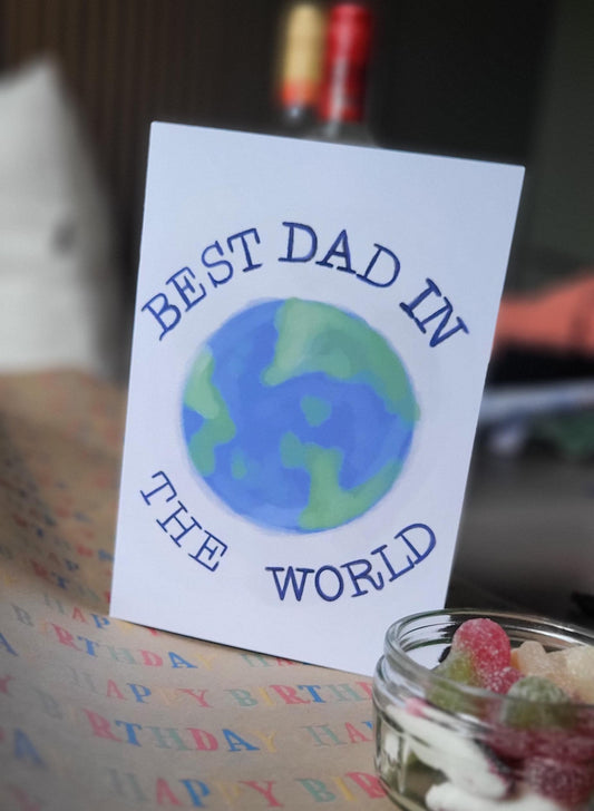 Fathers Day Card "Best Dad in the World"